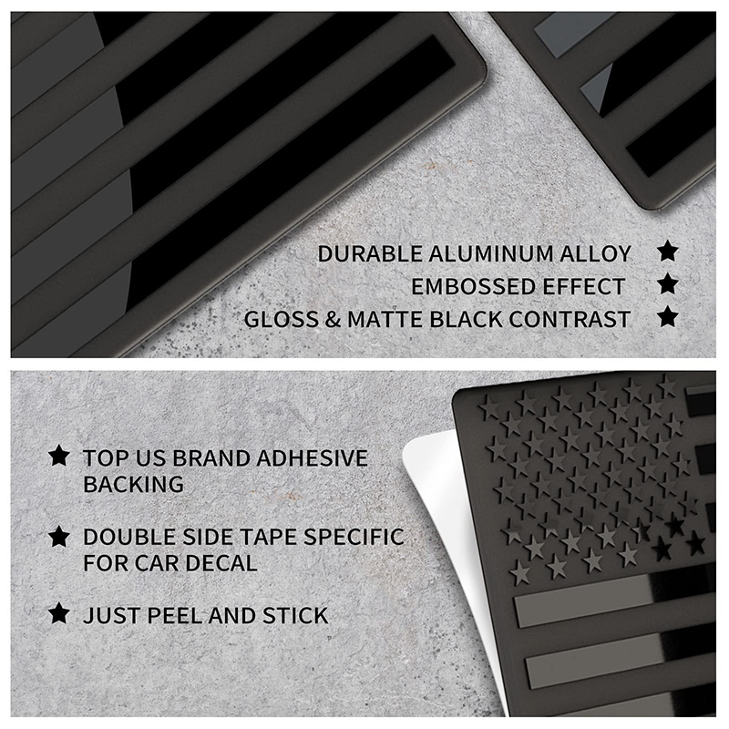 💥Buy 1 Get 1 Free💥4PCS Flag Emblem Car Decal