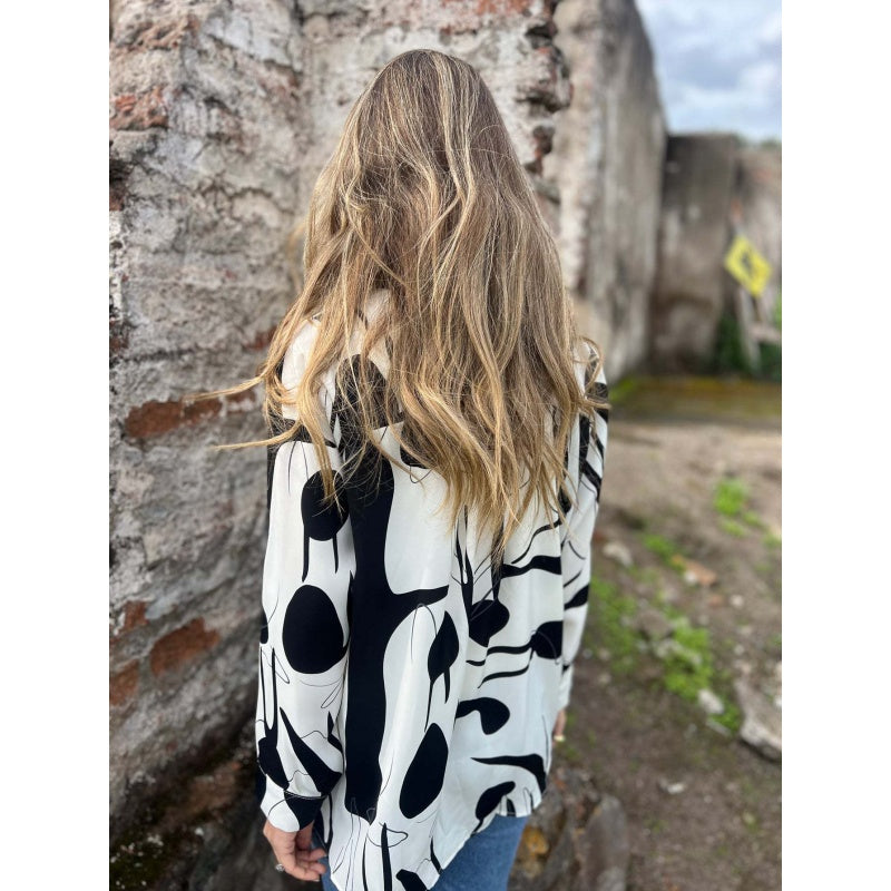 ⏳Limited-Time Special Offer⏰Women's Artistic Print Loose Shirt