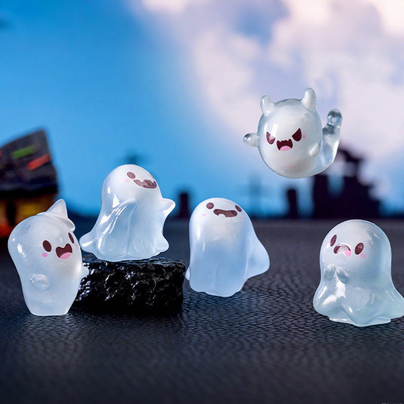 👻Cute Glow-in-the-Dark Mini Ghost Figurines
