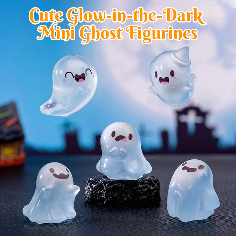 👻Cute Glow-in-the-Dark Mini Ghost Figurines