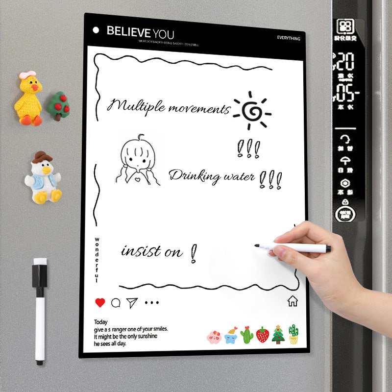 Magnetic Dry Erase Whiteboard for Refrigerator