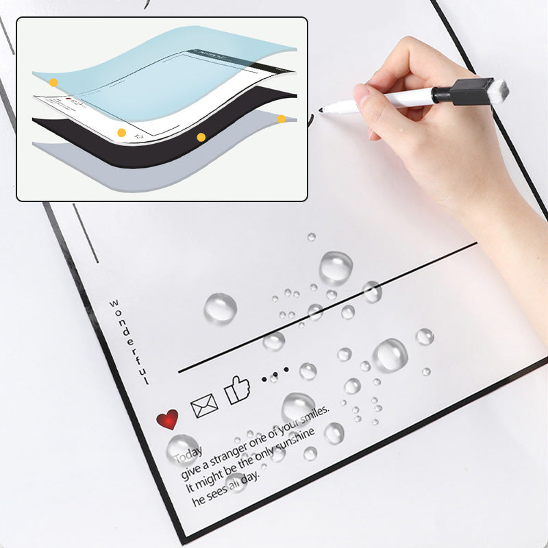 Magnetic Dry Erase Whiteboard for Refrigerator