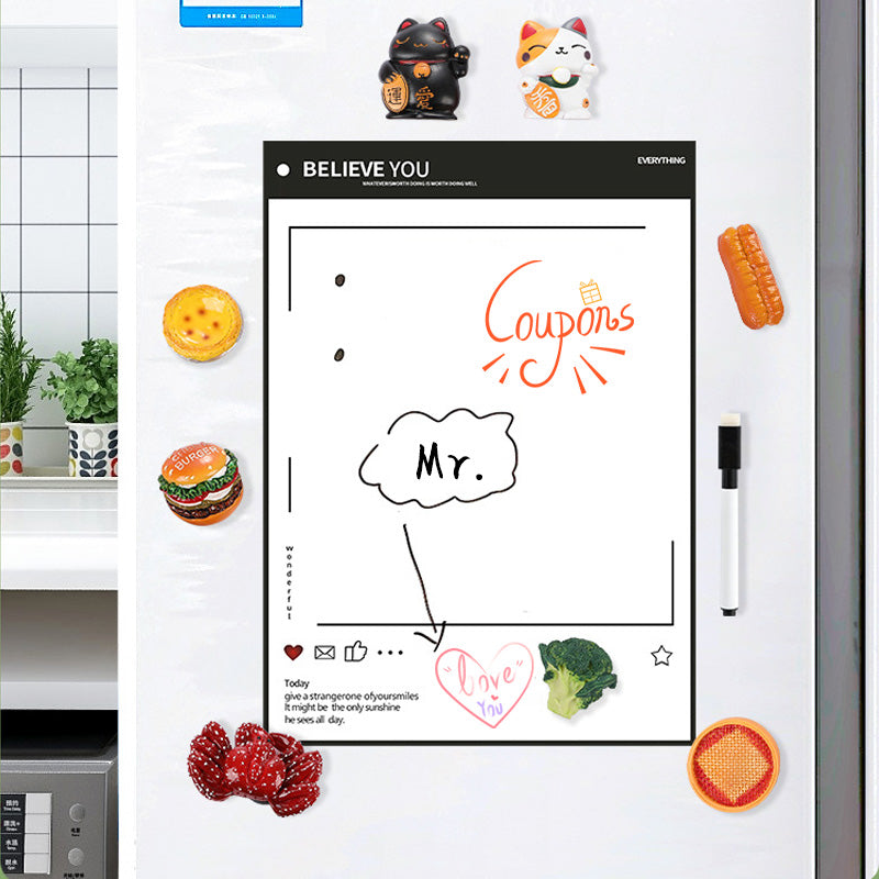 Magnetic Dry Erase Whiteboard for Refrigerator