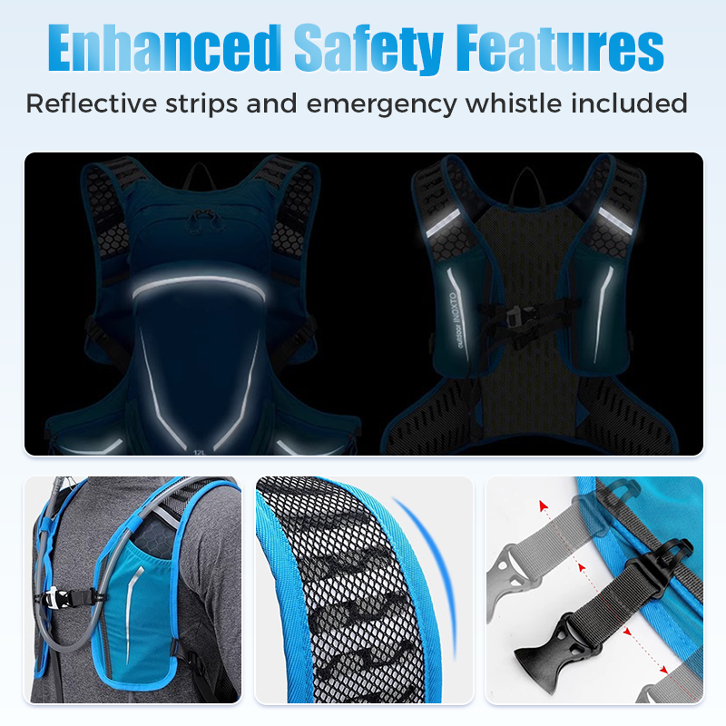 Lightweight Outdoor Multi-Functional Backpack With Hydration Bladder