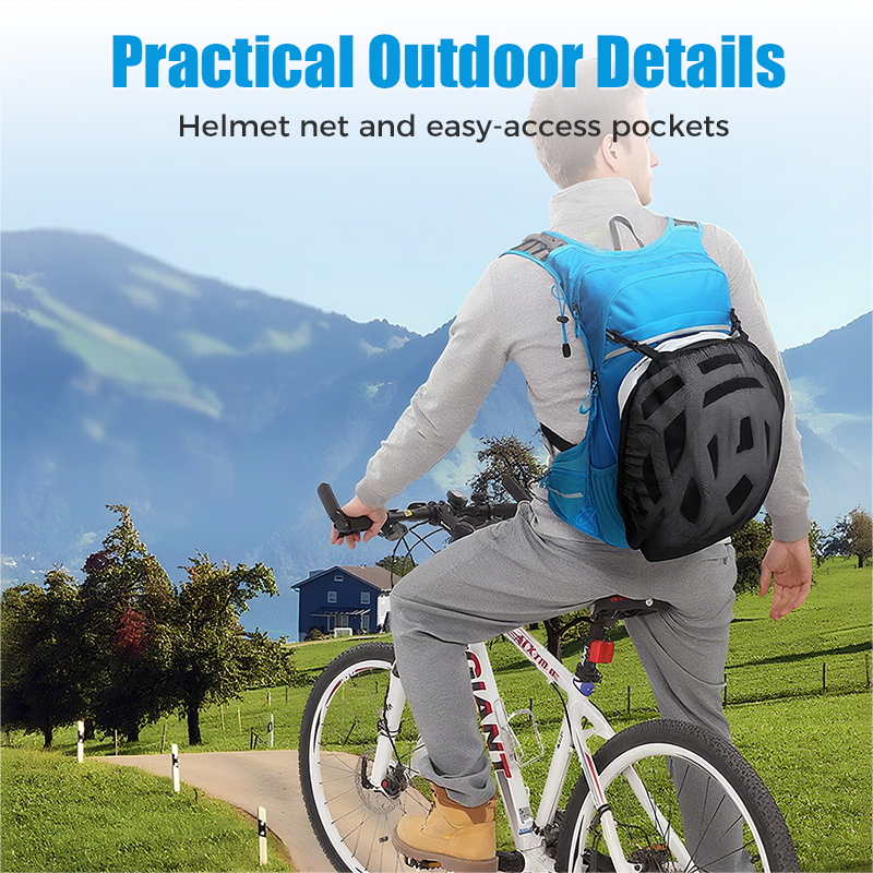 Lightweight Outdoor Multi-Functional Backpack With Hydration Bladder