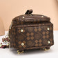 Fashion Diamond-Pattern Print Mini Backpack