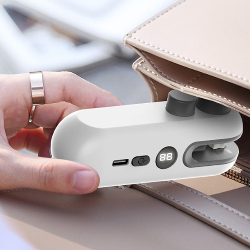 🎉 50% Off Now ✨ Mini 2-in-1 Rechargeable Magnetic Snack Sealer — Seals & Opens Bags in Seconds 🏡