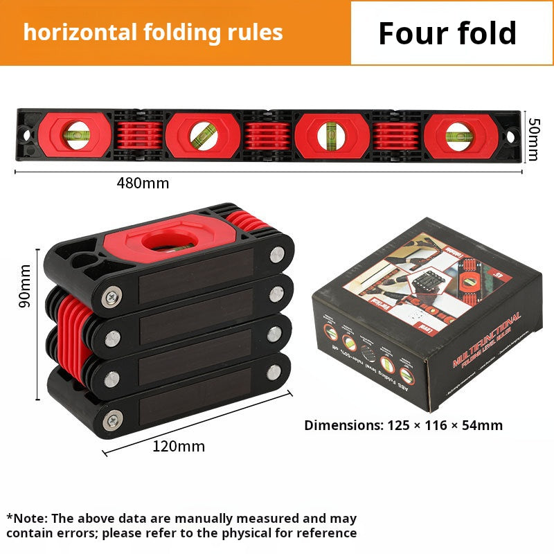 📐【Folding Protractor and Level】— Just pull and fold to measure angles and check levelness! 🔧✨