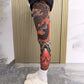 🔥Thrilling Experience Without Harm🔥Stretchy Tattoo-Print Leg Sleeve