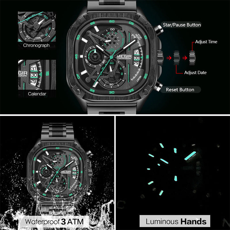 ⏳Limited-Time Special Offer⏰Luminous Waterproof Multifunction Watch
