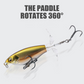 🎣Bionic Fishing Lure Set with 3 Hooks & 360° Propeller Blade