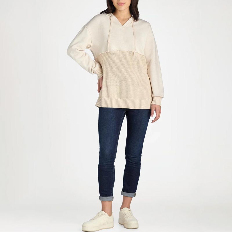 Women's Unique and Chic Patchwork Hoodie