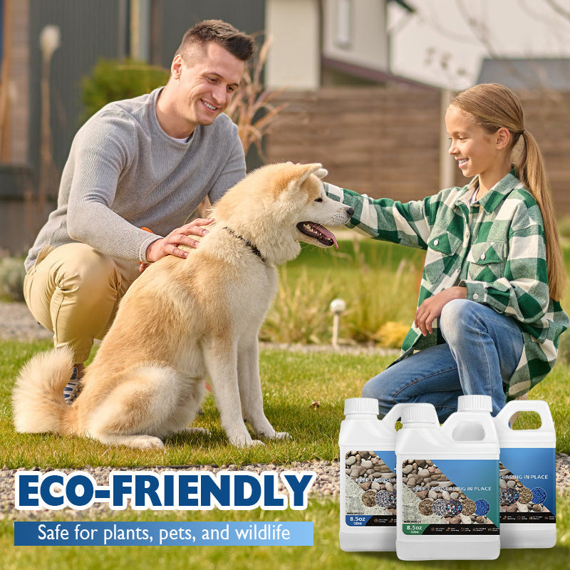 🪨 50% OFF NOW! 🌿 Clear Rock Glue for Landscaping - Waterproof & Weather-Resistant Bond for Stones/Pebbles/Garden Decor 🏡✨