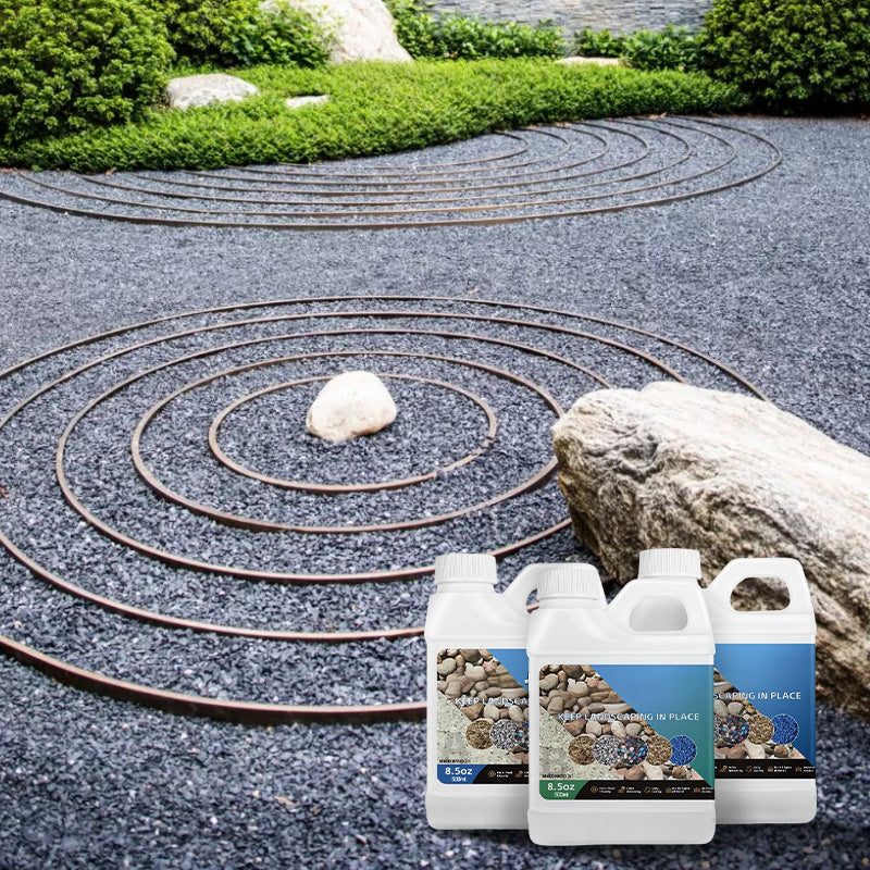 🪨 50% OFF NOW! 🌿 Clear Rock Glue for Landscaping - Waterproof & Weather-Resistant Bond for Stones/Pebbles/Garden Decor 🏡✨