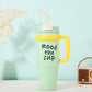 Portable Insulated Tumbler with Lid & Straw
