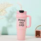 Portable Insulated Tumbler with Lid & Straw