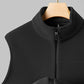 Men's Stand Collar Thickened Full Zip Vest
