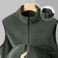 Men's Stand Collar Thickened Full Zip Vest