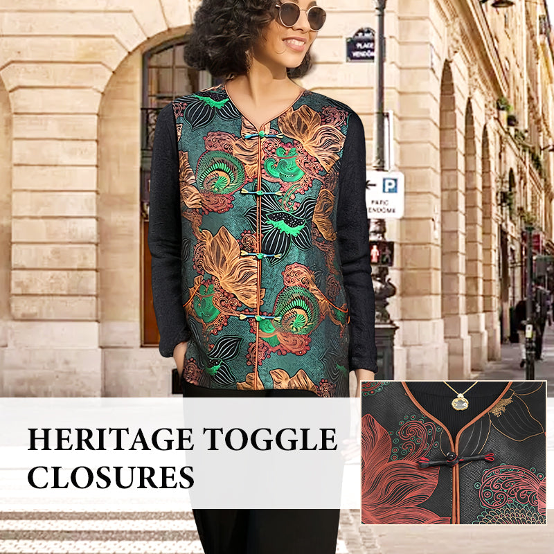 💥2025 New Fashion🔥Retro-Chic Oriental Floral Embroidery Vest