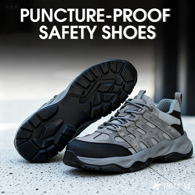 🛡️Men’s Breathable Composite Toe Work Sneakers 