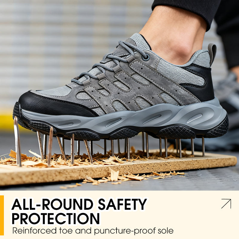 🛡️Men’s Breathable Composite Toe Work Sneakers 