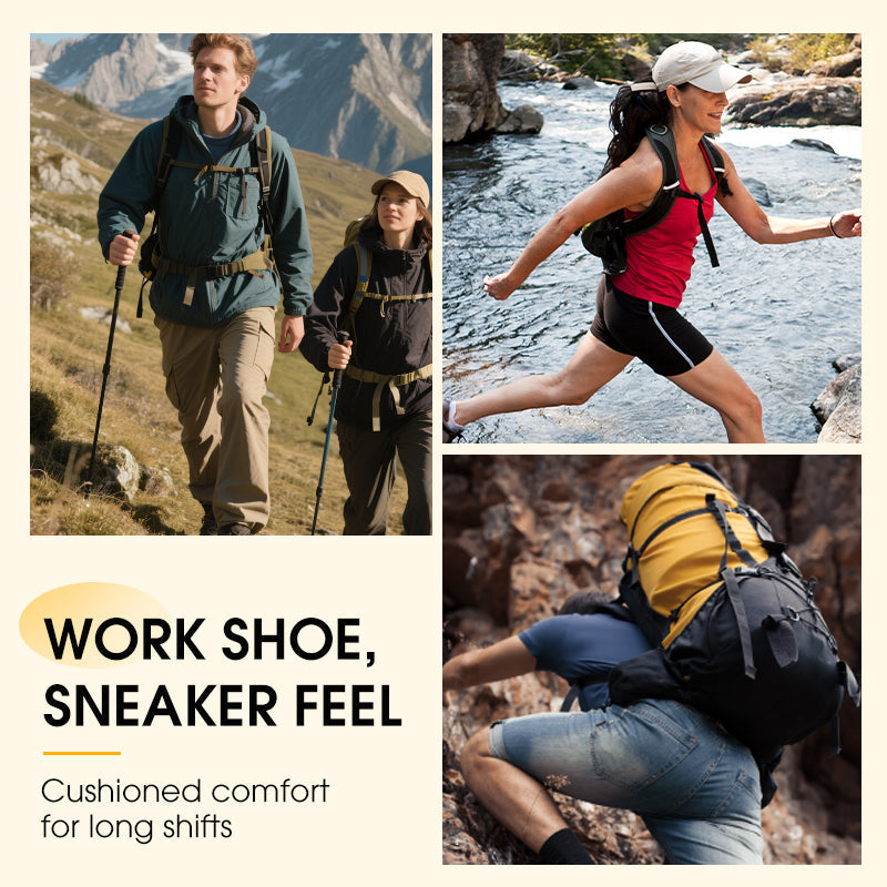 🛡️Men’s Breathable Composite Toe Work Sneakers 