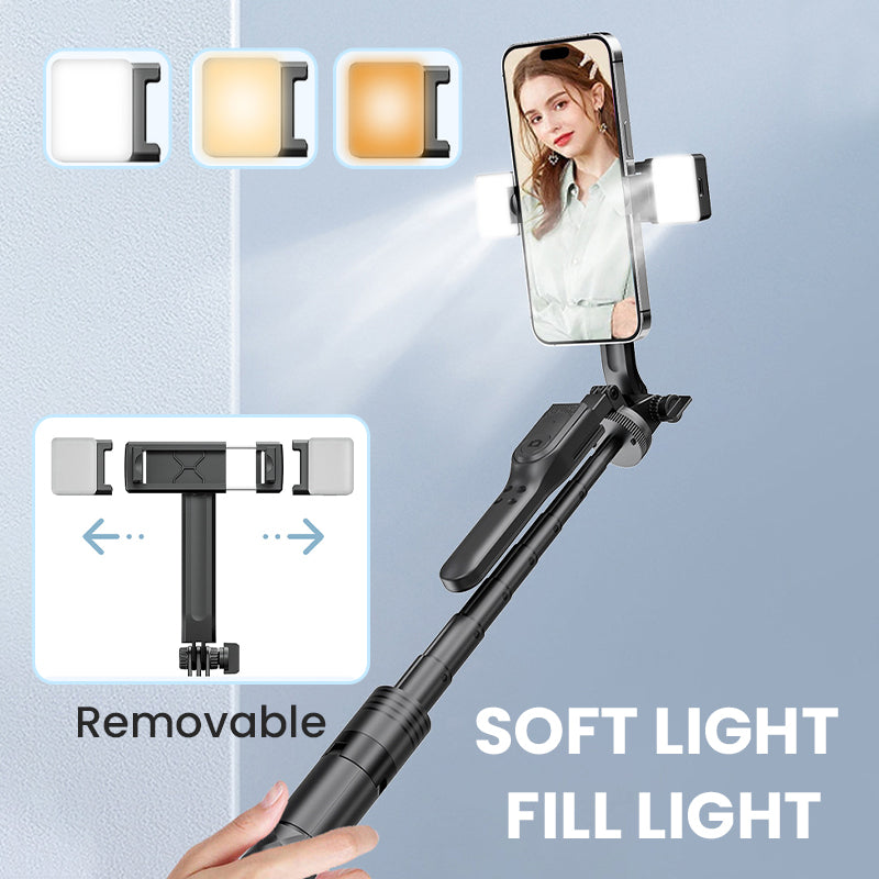 Portable Handheld Gimbal Stabilizer with Selfie Stick