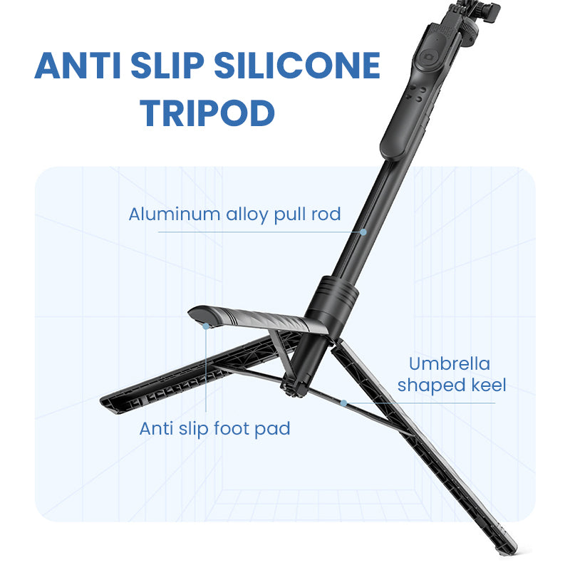 Portable Handheld Gimbal Stabilizer with Selfie Stick