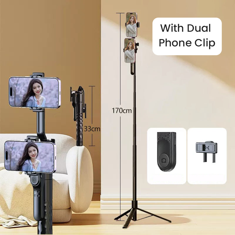 Portable Handheld Gimbal Stabilizer with Selfie Stick