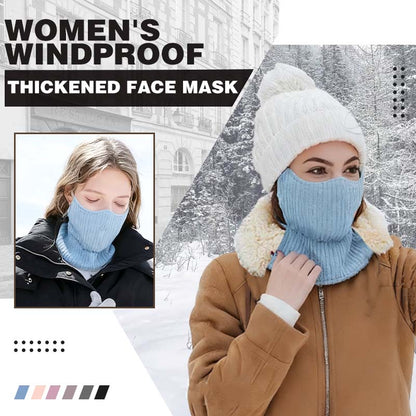 Women's Windproof Thickened Face Mask