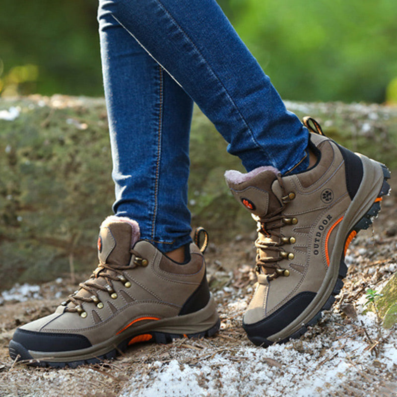 Unisex Outdoor Hiking Shoes with Plush Lining