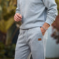 Men's Knit Jacquard Sweatshirt and Joggers Set