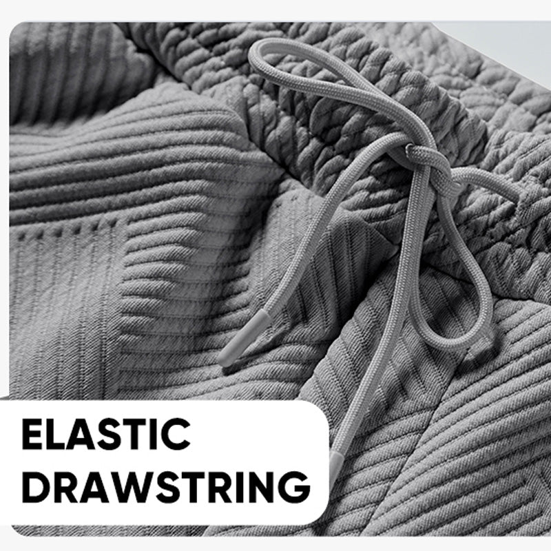 Men's Knit Jacquard Sweatshirt and Joggers Set