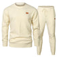 Men's Knit Jacquard Sweatshirt and Joggers Set