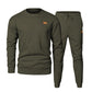 Men's Knit Jacquard Sweatshirt and Joggers Set