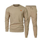 Men's Knit Jacquard Sweatshirt and Joggers Set