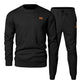 Men's Knit Jacquard Sweatshirt and Joggers Set
