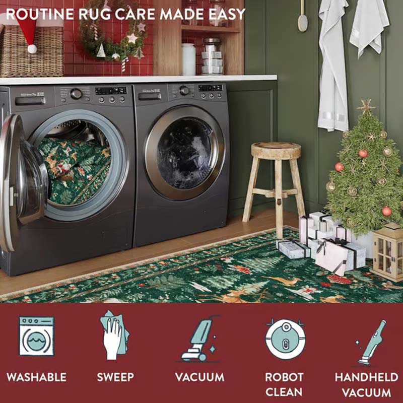 🦌🎄🎅Soft Non-Slip Christmas Rug For Home Decor🎁