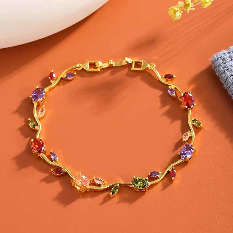 🍀Women's Dainty Leaf Charm Bracelet