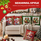 🎄🔥Christmas Promotion 50% OFF🔥Cute Christmas Print Pillow Cover