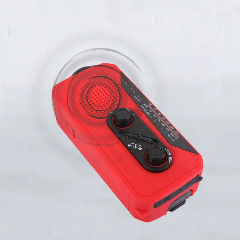 Emergency Solar Hand Crank Radio with Flashlight