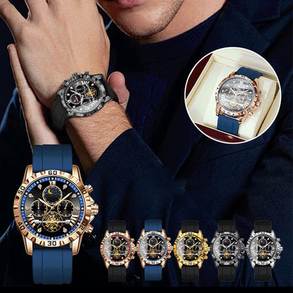 Men's Fashion Exquisite Waterproof Luminous Quartz Watch