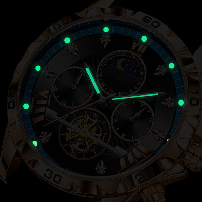Men's Fashion Exquisite Waterproof Luminous Quartz Watch