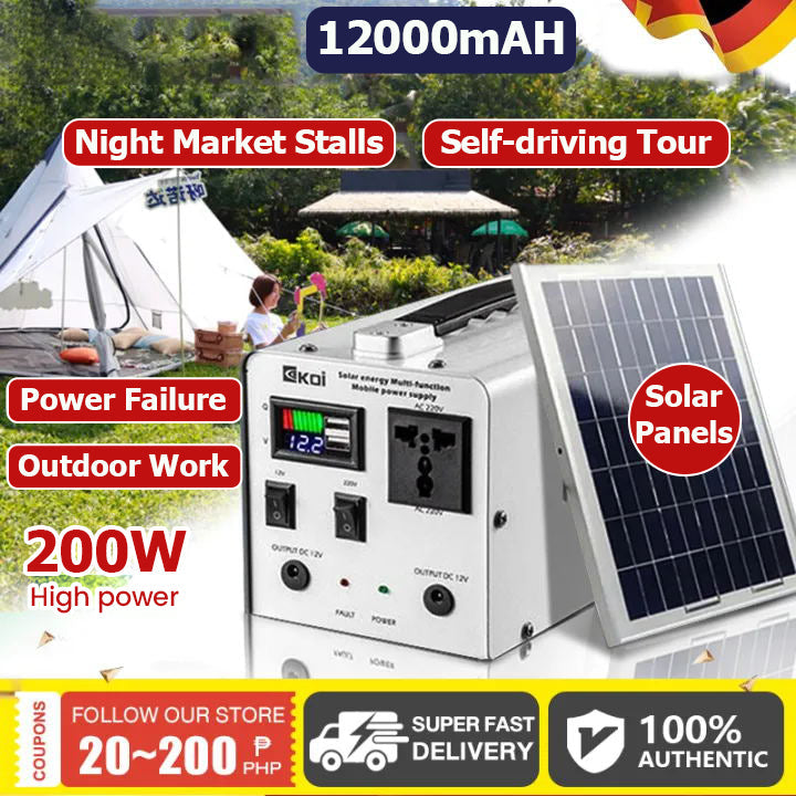 120.000mAH tragbare multifunktionale Solarstromversorgung