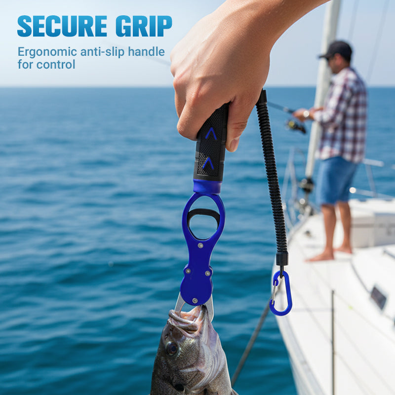 🎣Hot Sale Clearance Sale 80% OFF💥Aluminum Alloy Fish Lip Gripper with Scale