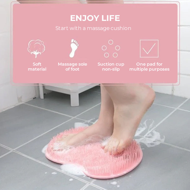 ✨Shower Foot & Back Scrubber, Massage Pad