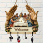 ✝️Wall Mounted Decorative Wooden Keyholder