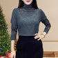 💎Women's Padded High Neck Long Sleeve Blouse