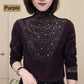 💎Women's Padded High Neck Long Sleeve Blouse