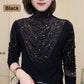 💎Women's Padded High Neck Long Sleeve Blouse